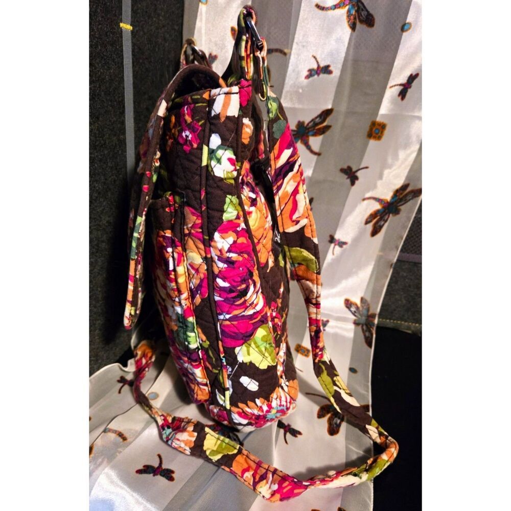 Vera Bradley Messenger Bag & Matching Wallet - EUC - Picture 4 of 8